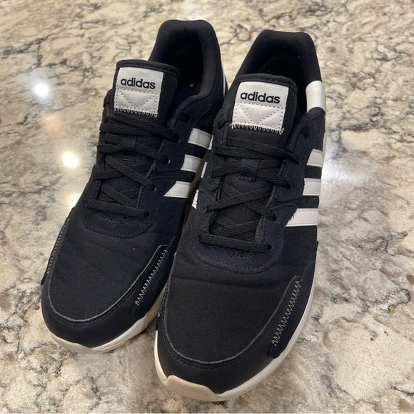 adidas Shoes - Adidas Retrorun Womens Sneakers Black White Retro Running Shoes EH1859 Size 9.5